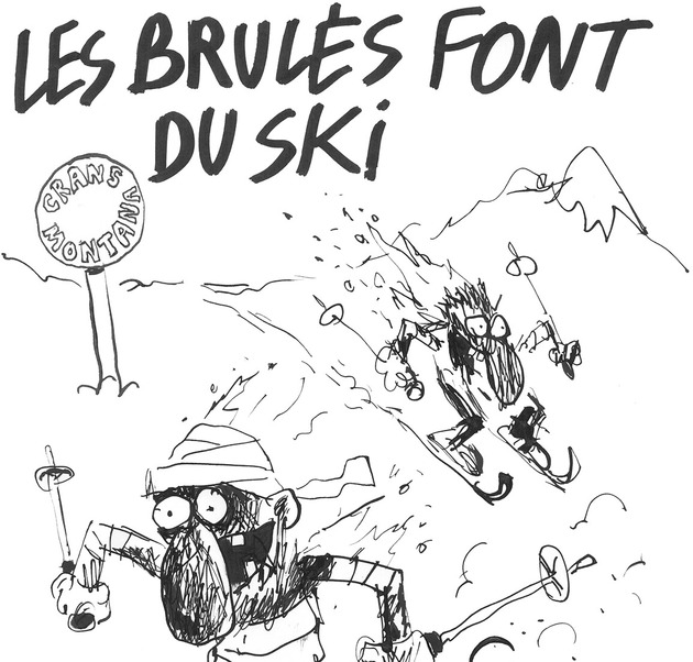 Spálení lidé lyžují. Pobouření Švýcaři zažalovali Charlie Hebdo kvůli karikatuře